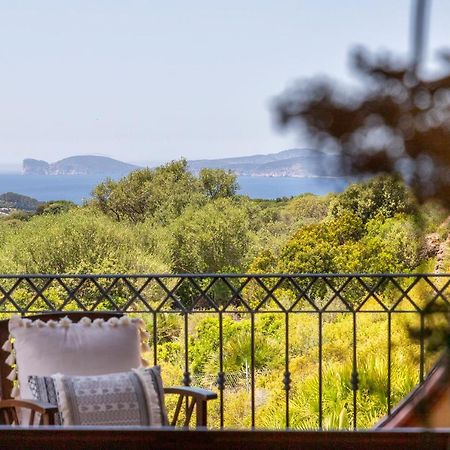 Sardinia Re - Villa Martin Panoramic View Альгеро Екстер'єр фото