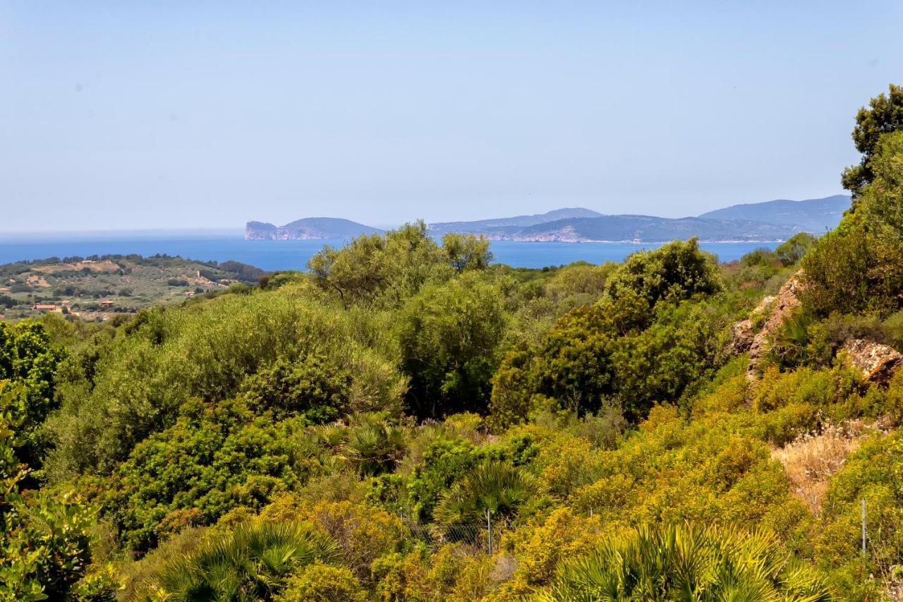 Sardinia Re - Villa Martin Panoramic View Альгеро Екстер'єр фото